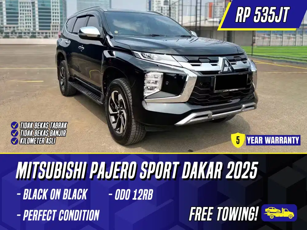 Mitsubishi Pajero Sport Dakar 2025 Black Hitam