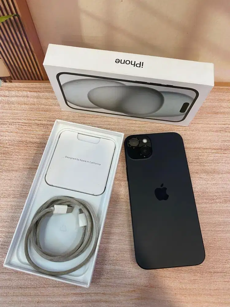 iPhone 15 Plus 512GB Black Ex iBox BH 86% Lengkap