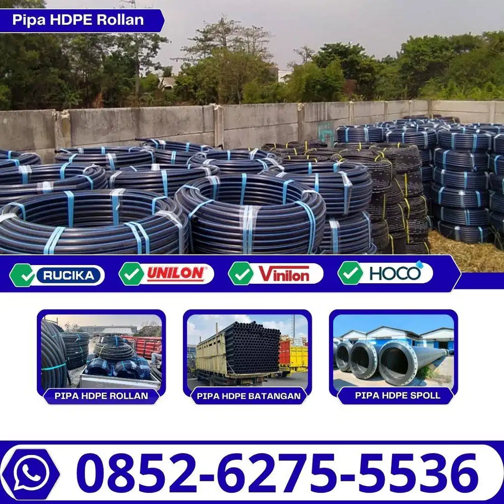 Pipa HDPE 32mm ( 1 inch ) Pipa Hdpe PDAM Roll @100 meter