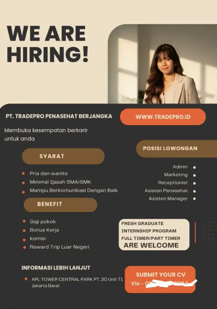 DIBUTUHKAN SEGERA!