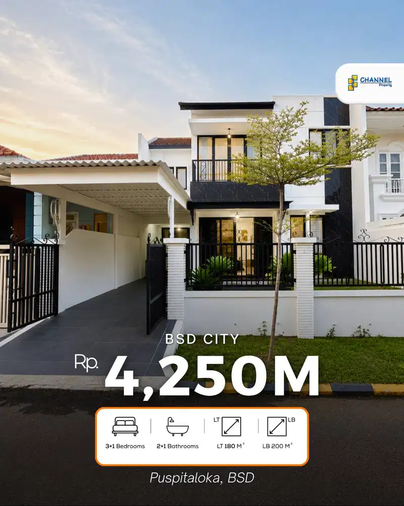 JUAL RUMAH NEW BRAND DI PUSPITA LOKA BSD