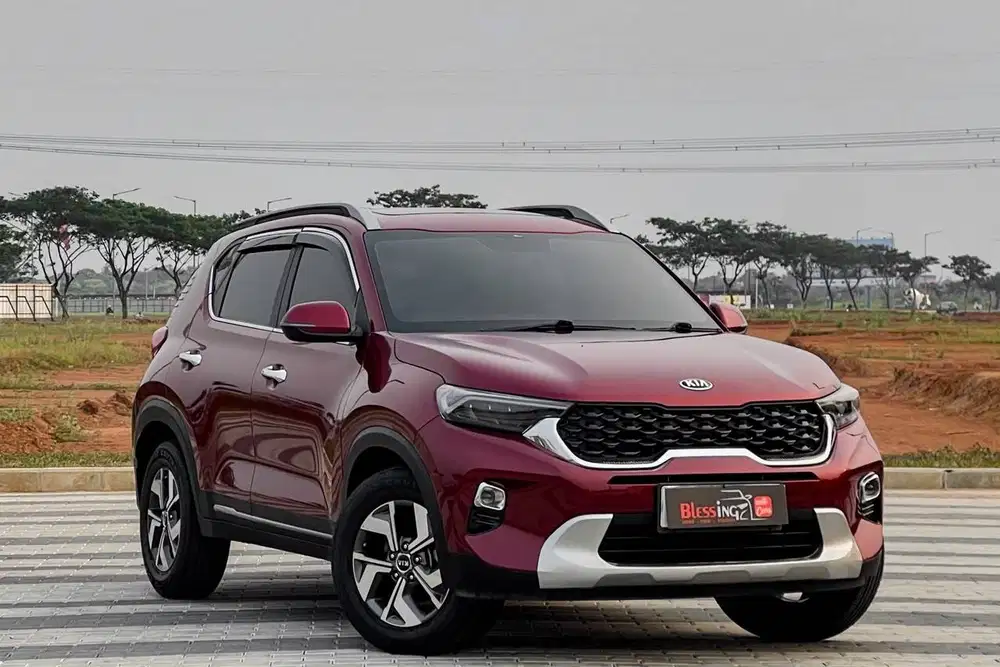 Kia Sonet 1.5 Premiere Sunroof AT Matic 2021 Merah Metalik