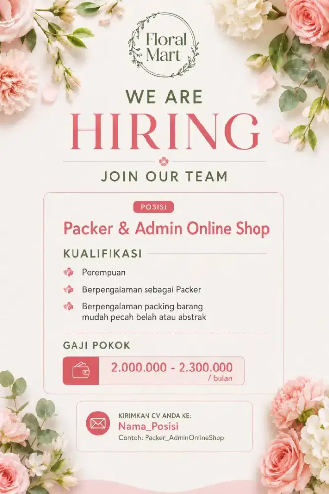 Packer & Admin Online Shop