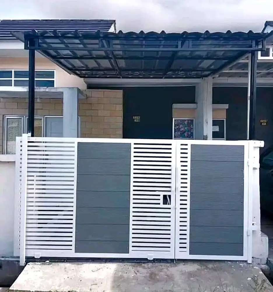 Pagar woodplank terbaru
