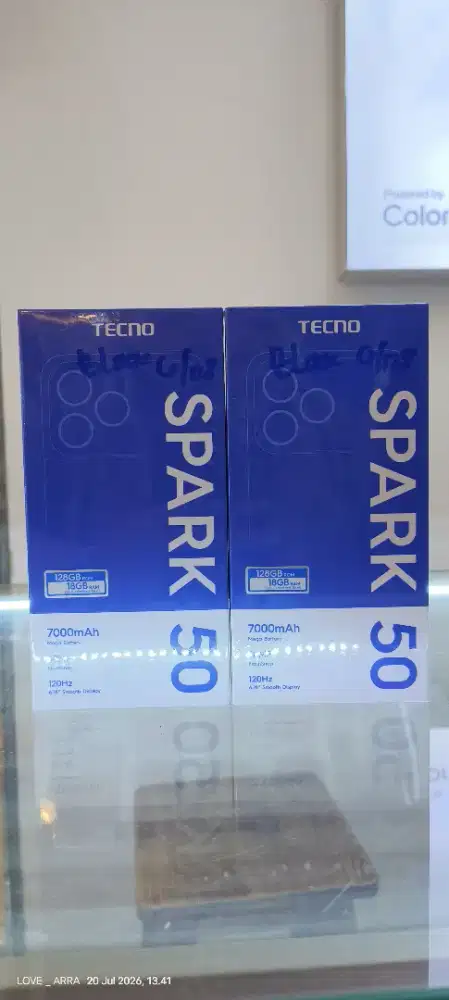 Tecno spark 50 6/128gb garansi resmi