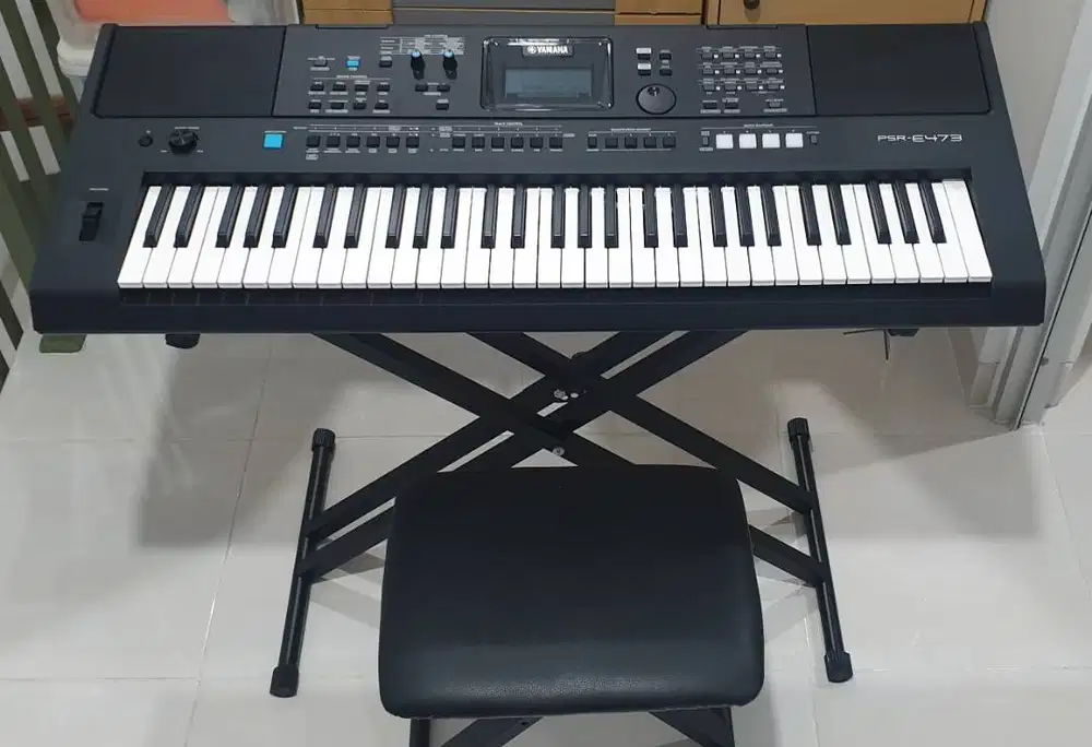 Yamaha Keyboard PSR E 483 Mulus 99% Baru