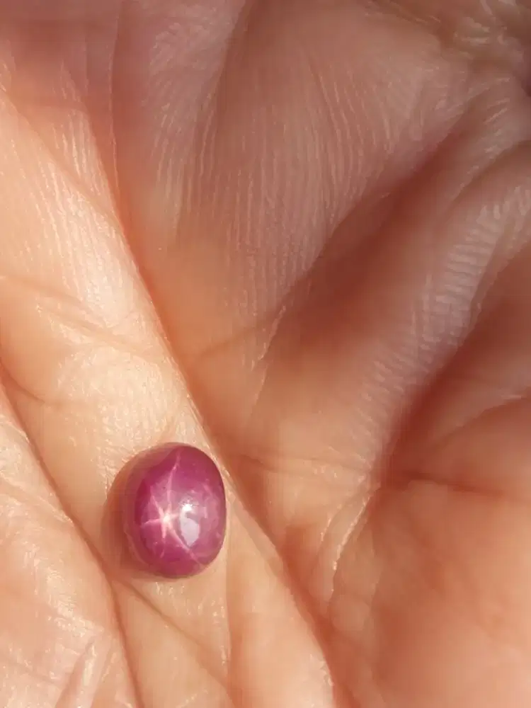 Batu ruby star,mulus