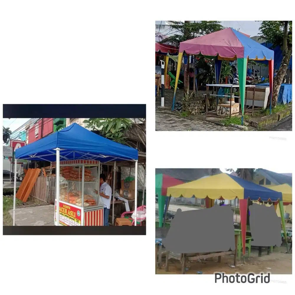 Tenda kafe dan tenda payung (bs antr skitr medan)
