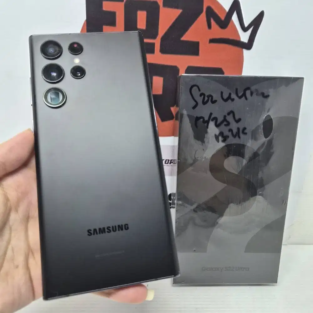 Samsung S22 Ultra Black 12/256GB FULLSET Mulus No Minus Ex Sein