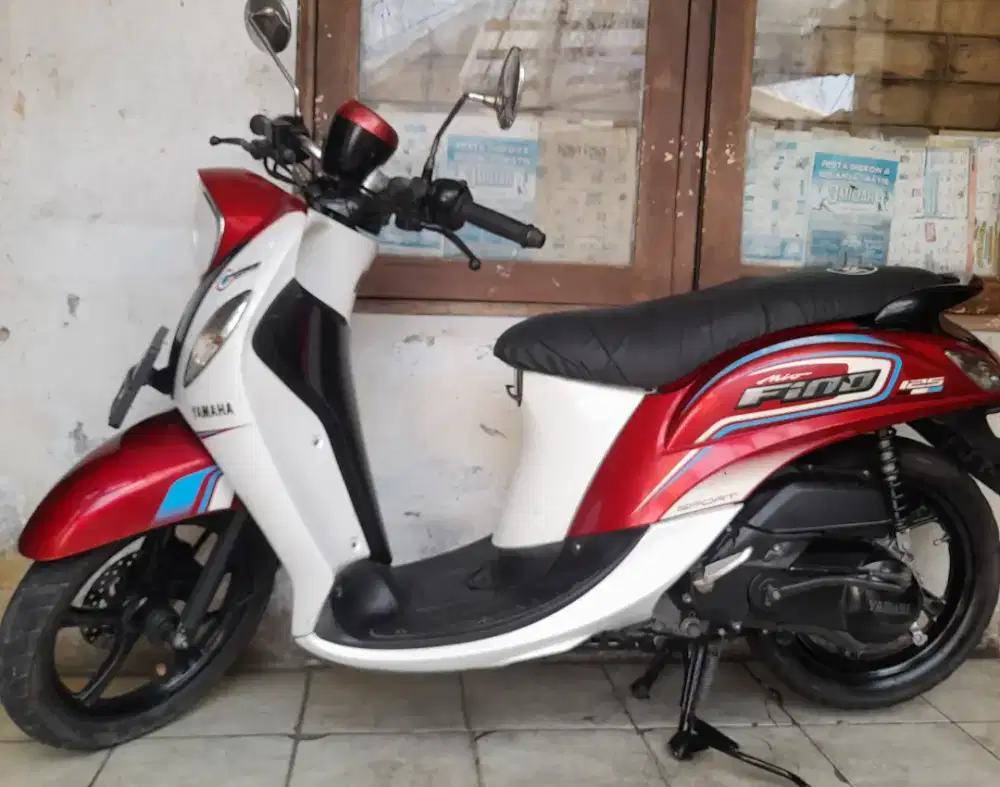 Yamaha Fino 2016 blue core 125 cw asli merah putih Plat B bekasi