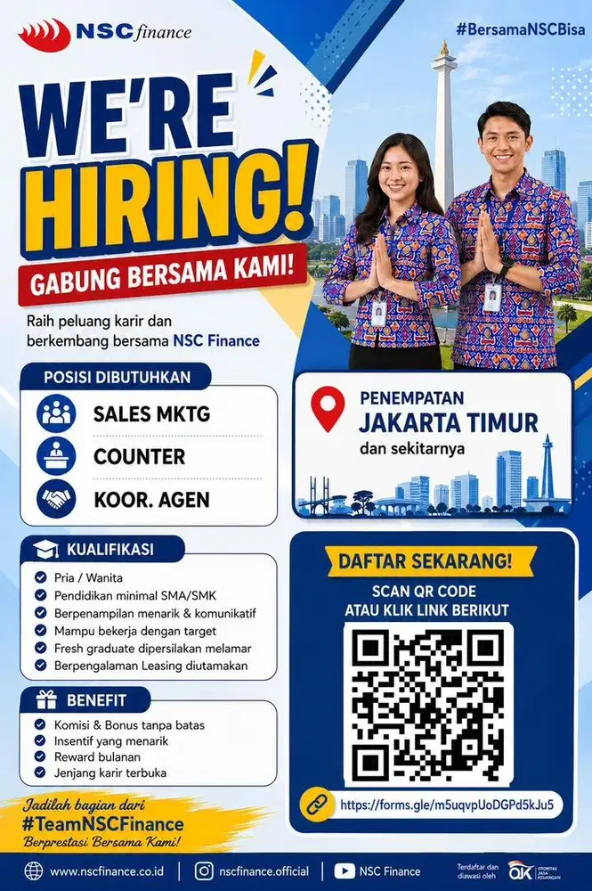 Lowongan Pekerjaan NSC Finance