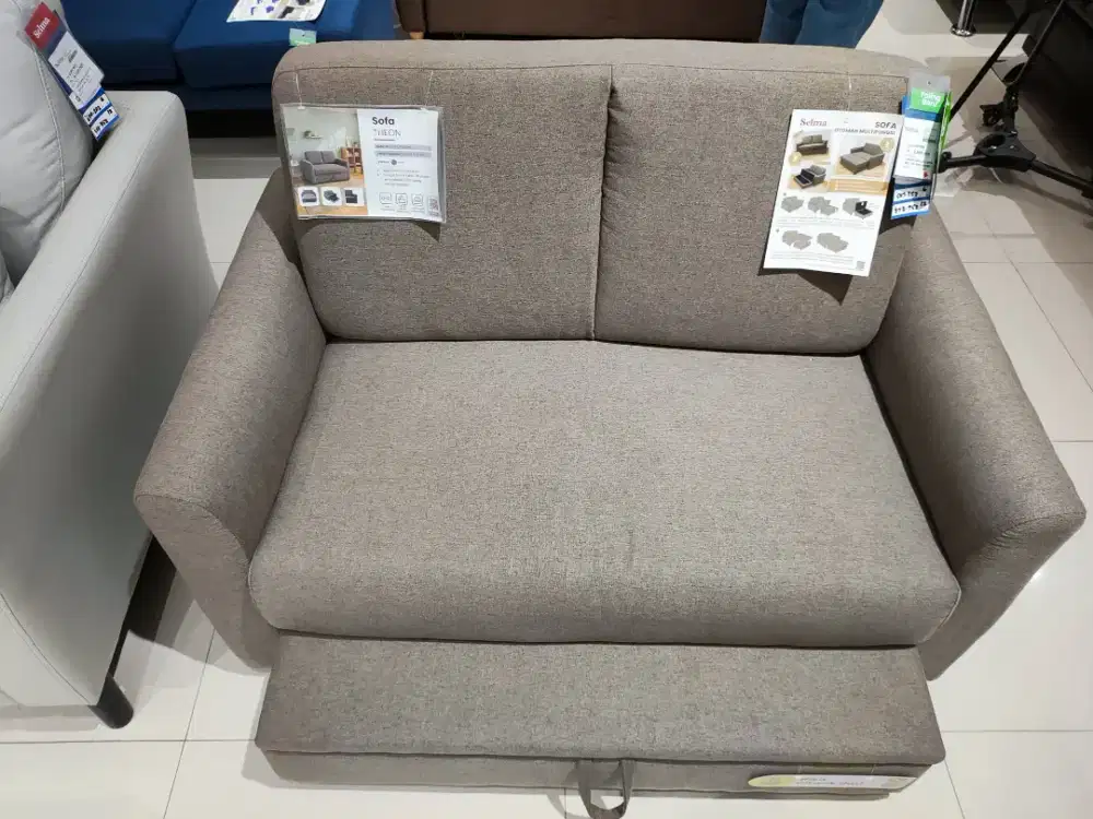 Sofa murah dengan Ottoman dan penyimpanan