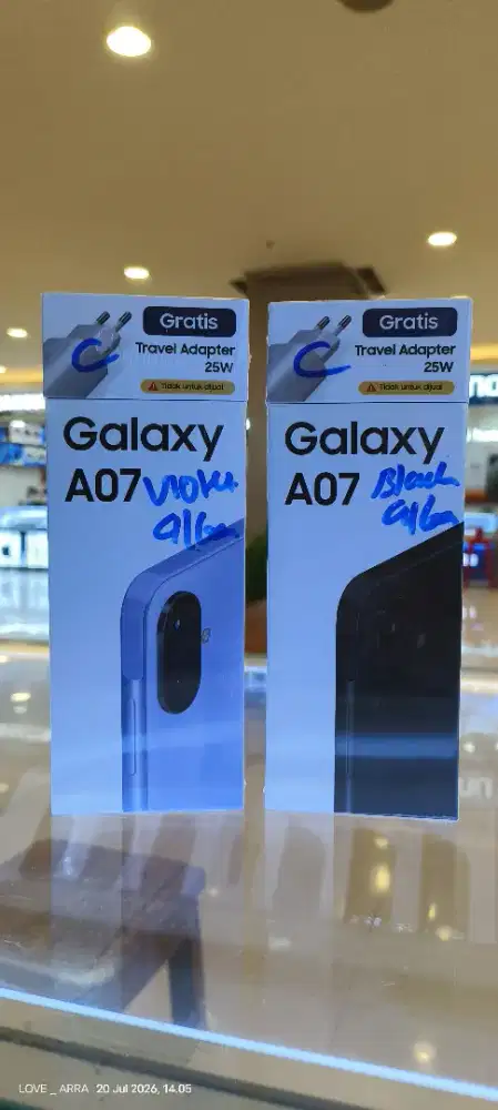 Samsung A07 4/64gb garansi resmi