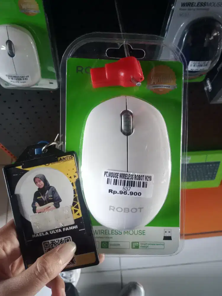 MOUSE WIRELESS ROBOT M210| ATLANTIS DAHSYAT