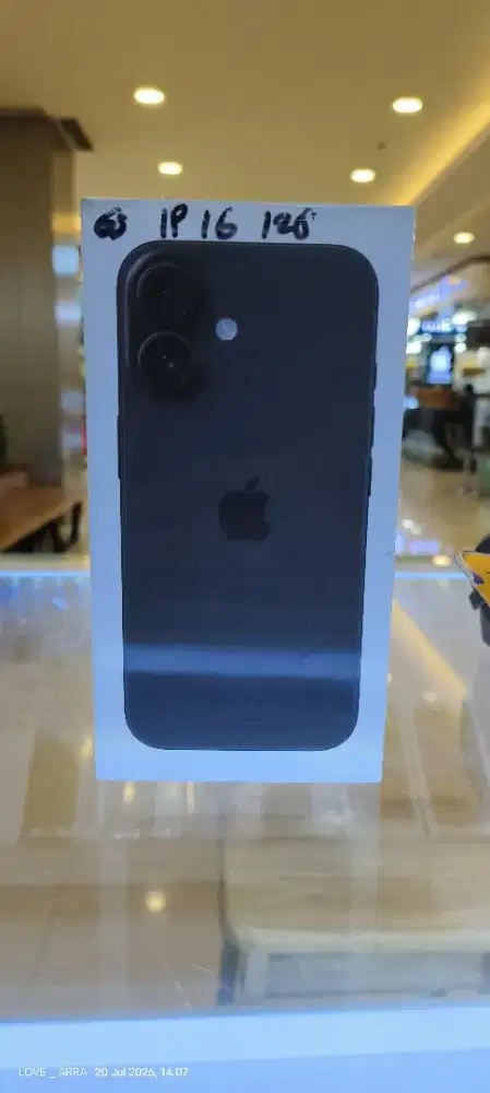 Iphone 16 128gb garansi resmi ibox 1tahun
