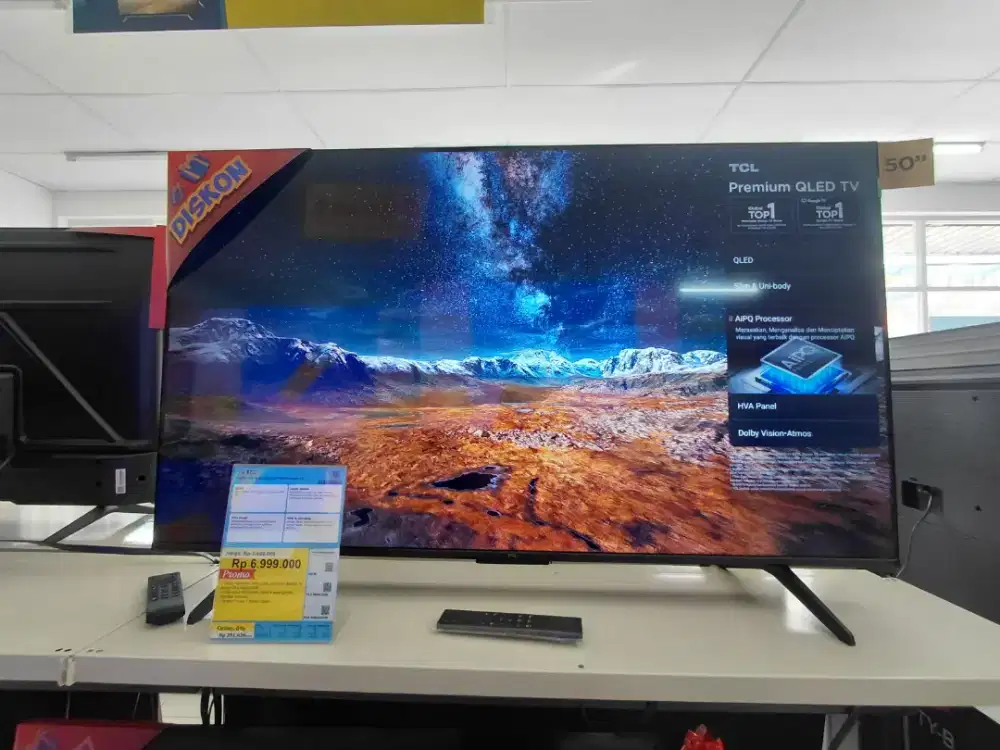 TV TCL 50 Inch 4K QLED Pro Google TV