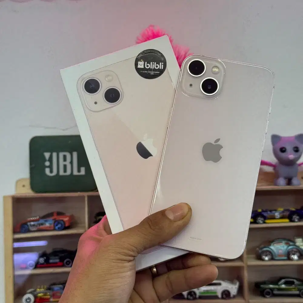 Iphone 13 pink 128gb second mulus resmi GDN