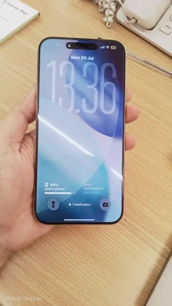 iPhone 15 Pro Maxx Natural Titanium | BH 87% | RESMI CUKAI