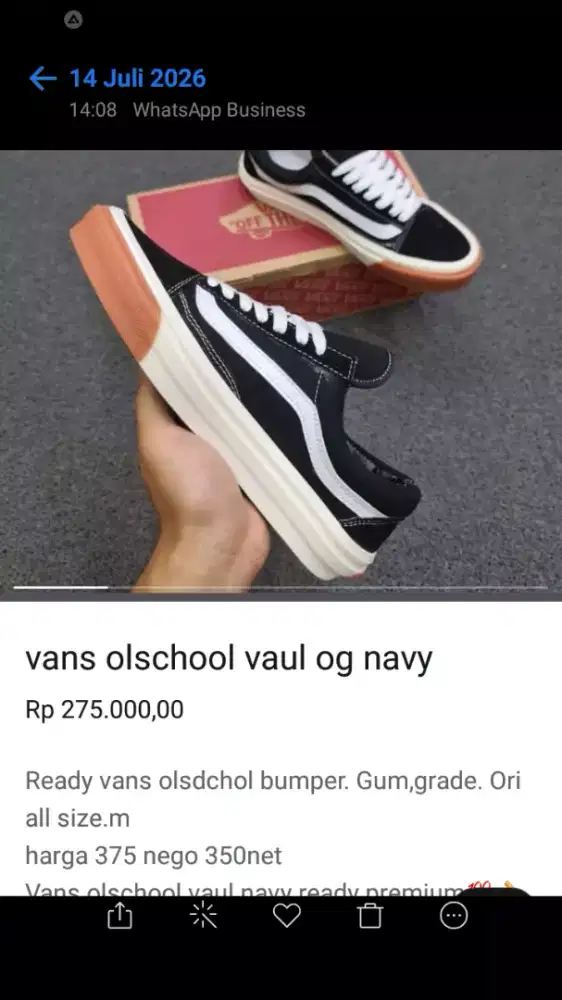 Sneaker Vans premium olschol