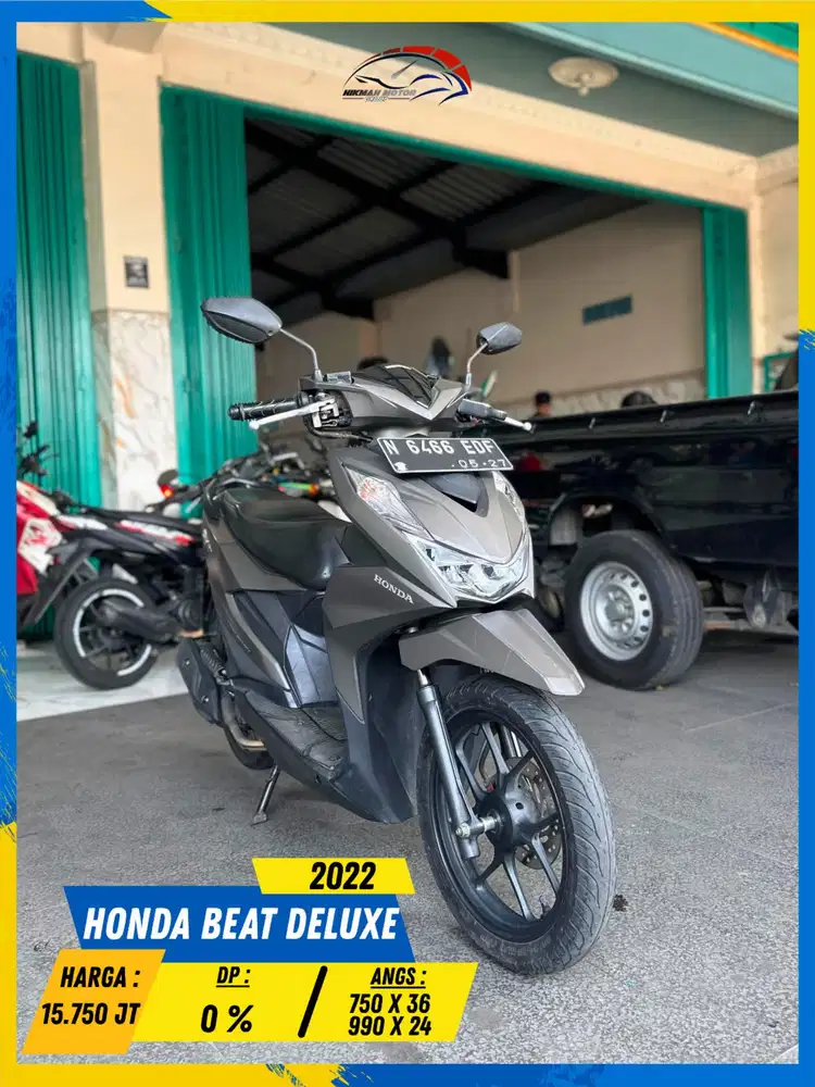 HONDA BEAT DELUXE 2022 MURAH BERKUALITAS HIKMAH MOTOR KEPUH MALANG