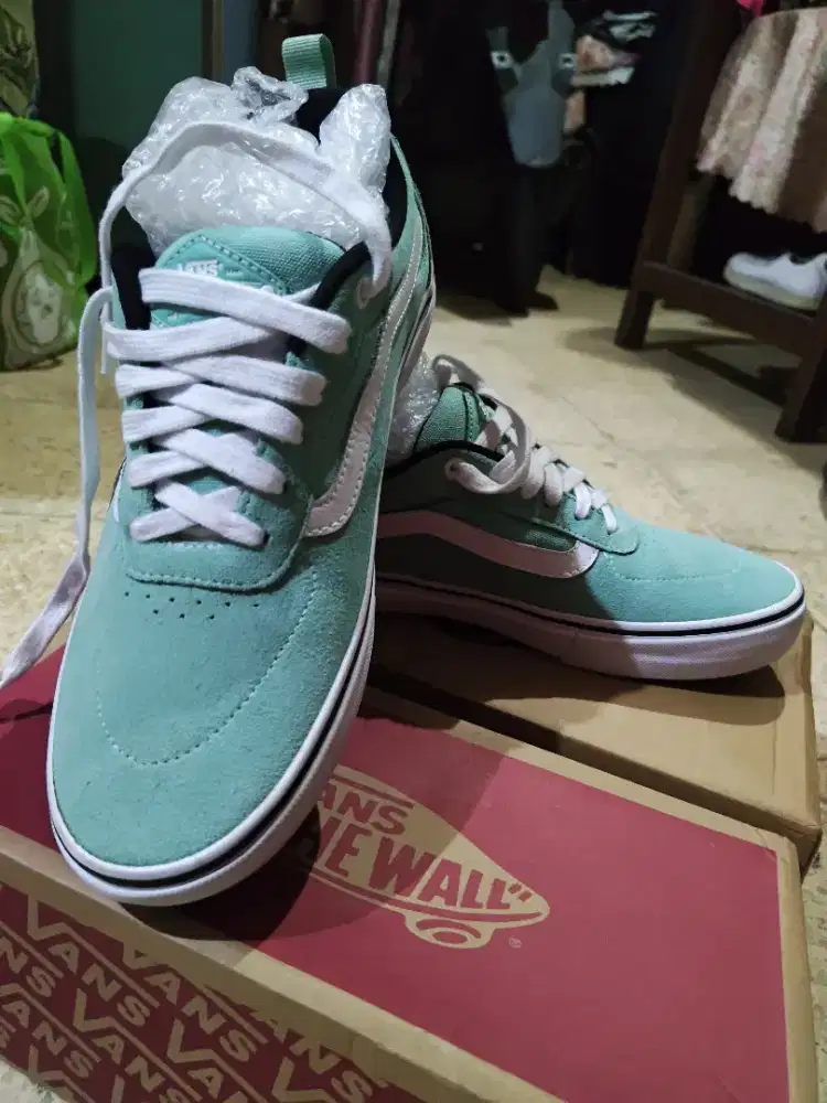 VANS KYLE WALKER PRO JADE WHITE SIZE 42/27 ORIGINAL LEGIT