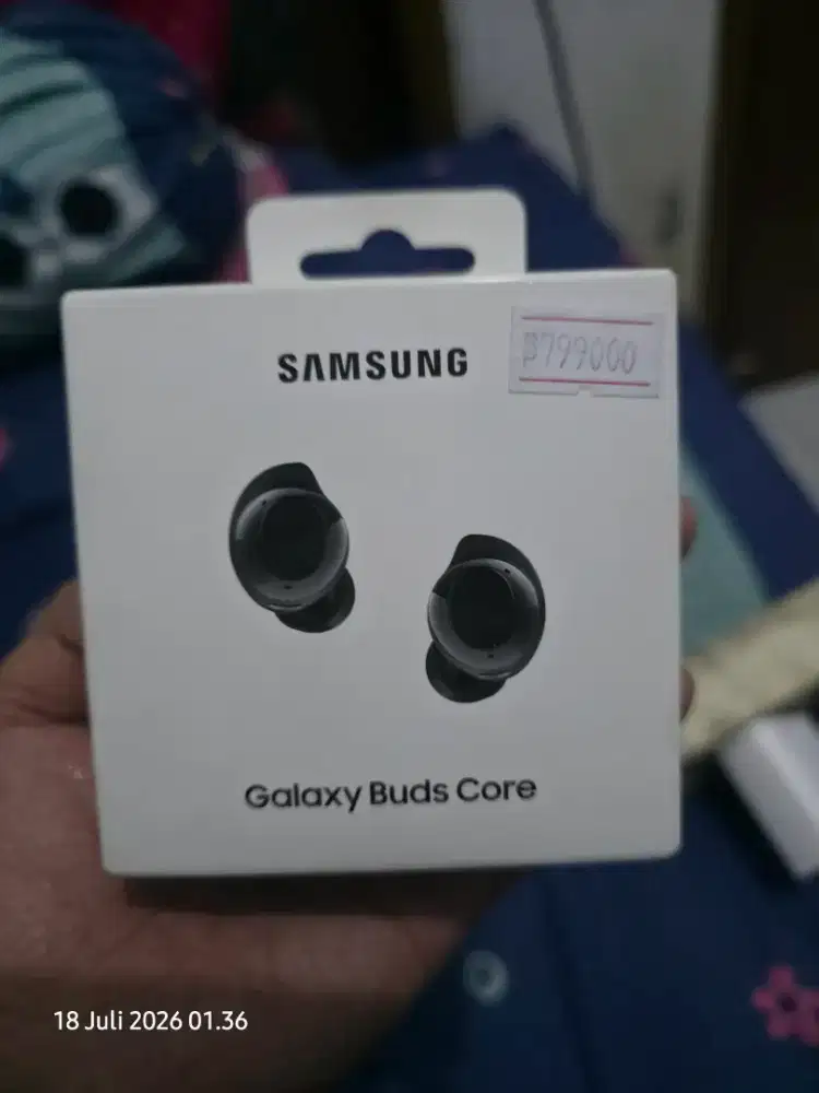 Samsung buds core ,beli tgl 8 july masih segel ada bukti pembelian