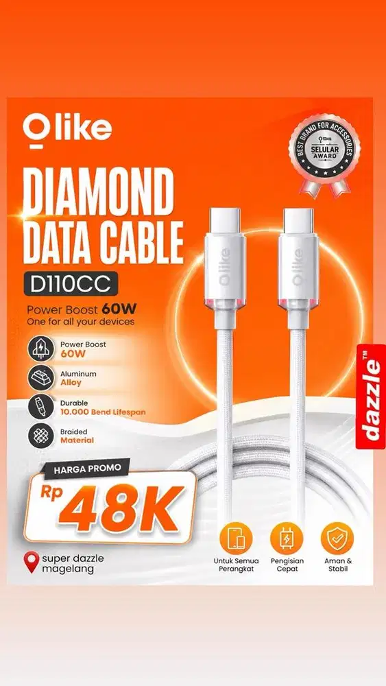 Kd olike c to c d 110cc diamond white