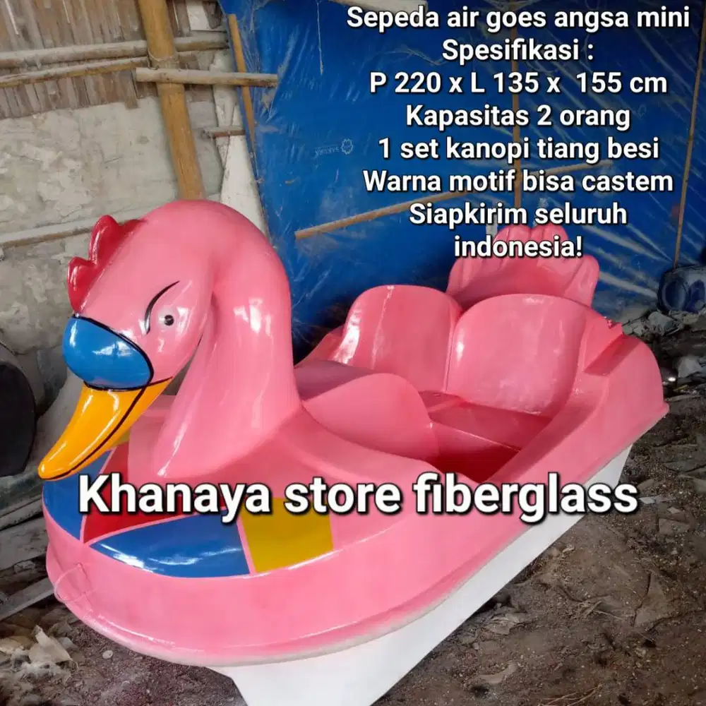 Sepeda air angsa goes baru/Perahu bebekkan mini/Bebekkan goes air baru