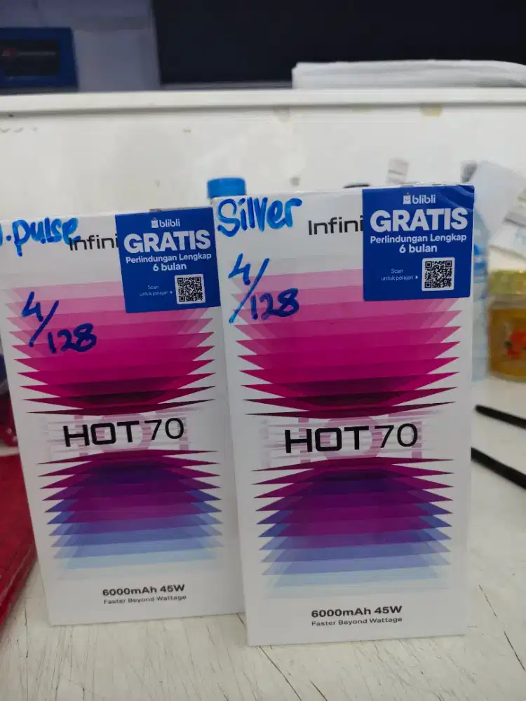 Infinix hot 70 4/128 New segel
