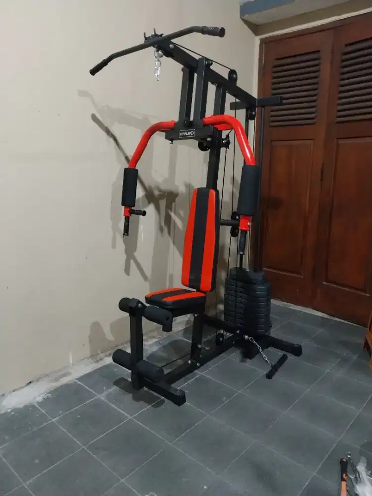 PROMO ALAT FITNESS BARU HOME GYM 1 SISI COD PLUS RAKITNYA