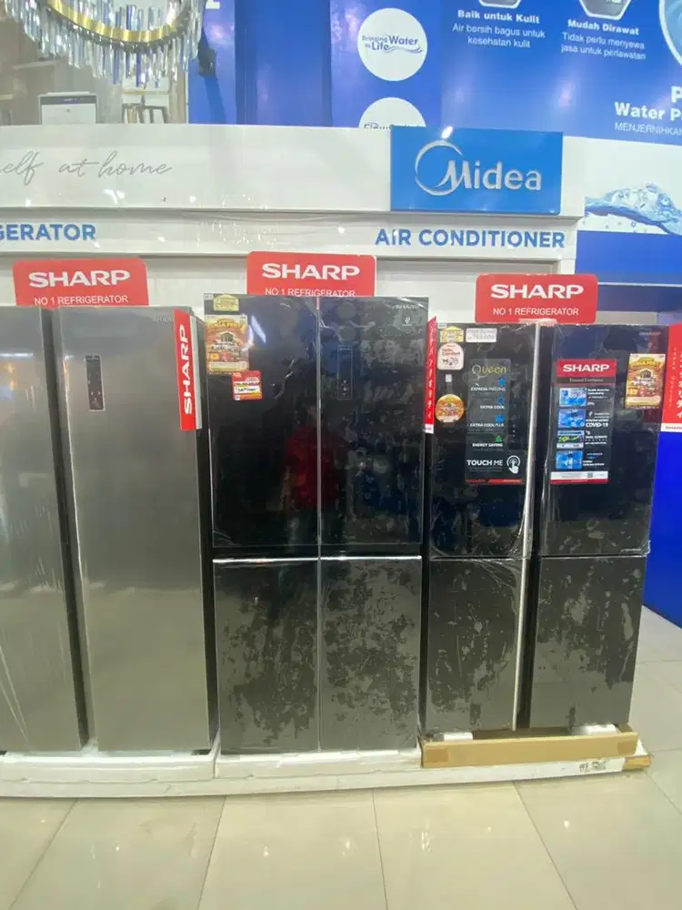 ready kulkas sharp dan polytron