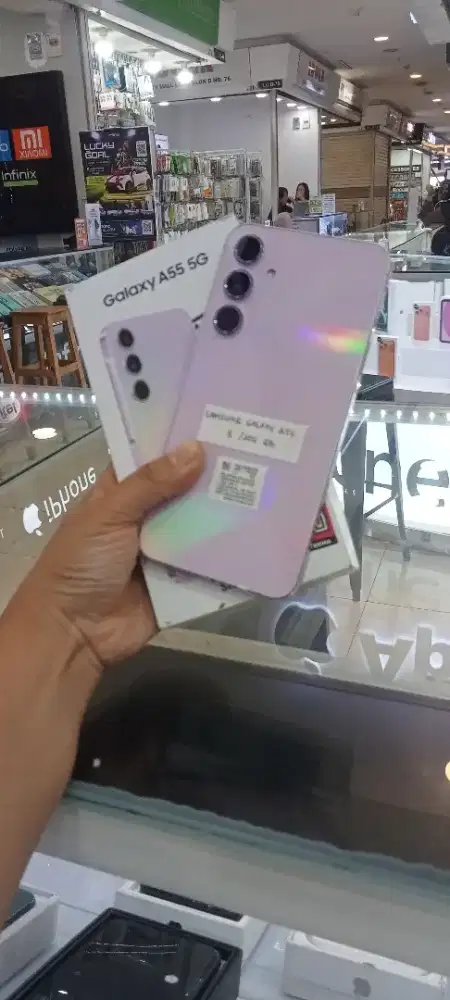 Hp second samsung A55 8/256gb lilac fullset