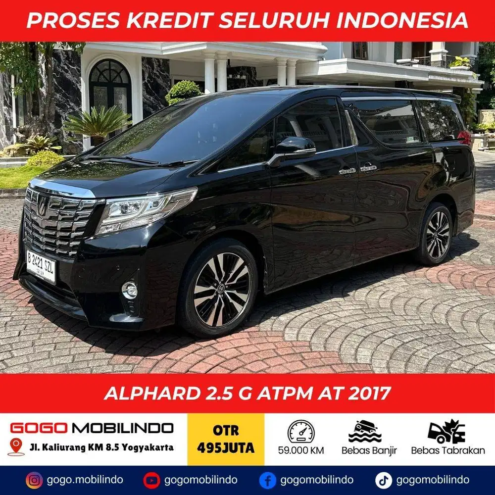 ALPHARD 2.5 G ATPM AT 2017 pemakaian 2018 antik