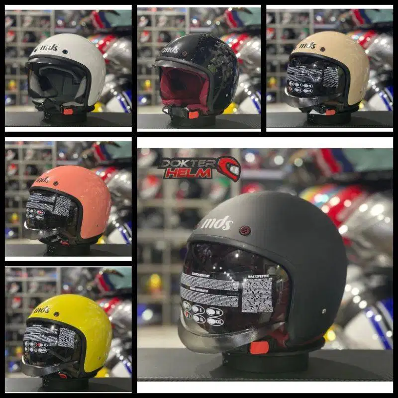 HELM MDS MAGNUM MDS 100%ORIGINAL RETRO BOGO