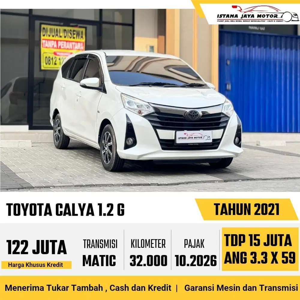 Toyota Calya G 1.2 Automatic NIK 2021 Putih
