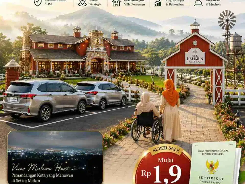 JUAL TANAH KAVLING STRATEGIS  NUANSA EROPA BOGOR SELATAN