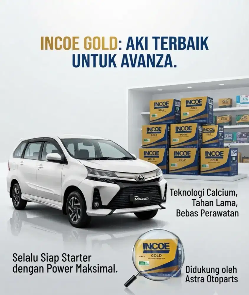 aki avanza kondisi baru Incoe Gold
