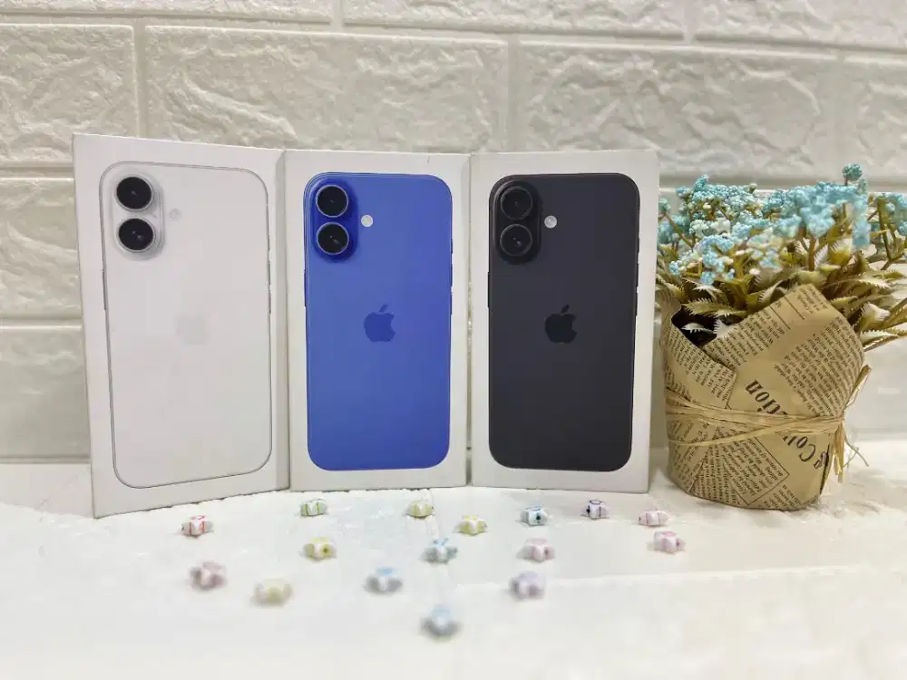 New Iphone 16 128Gb garansi resmi bisa di cicil lewat leasing / CC
