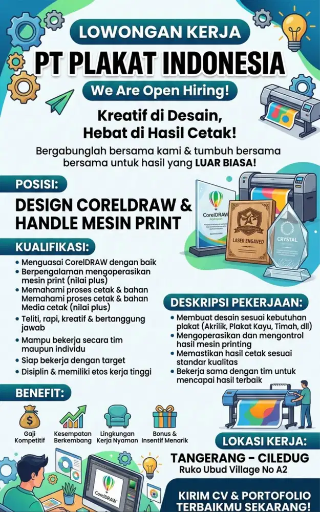 LOWONGAN DESIGN GRAFIS