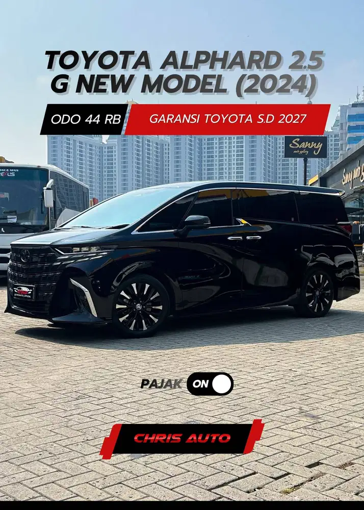 LOWODO TDP 25JT!!!  TOYOTA ALPHARD 2.5 G NEW MODEL 2024/2025