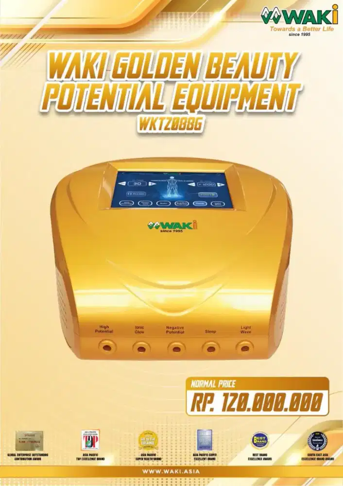 WAKi Golden Beauty Potential Equipment SEGEL ORI NEW!