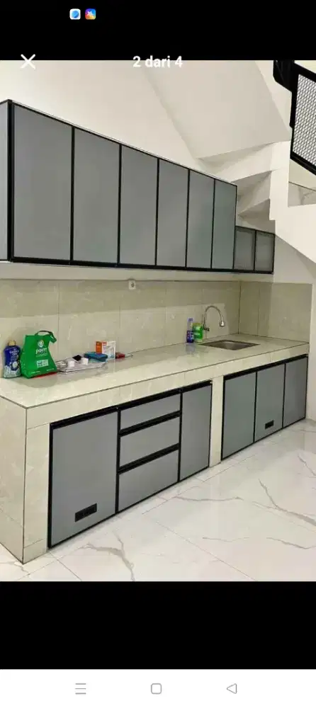 Jual berbagai macam kusen pintu jendela aluminium