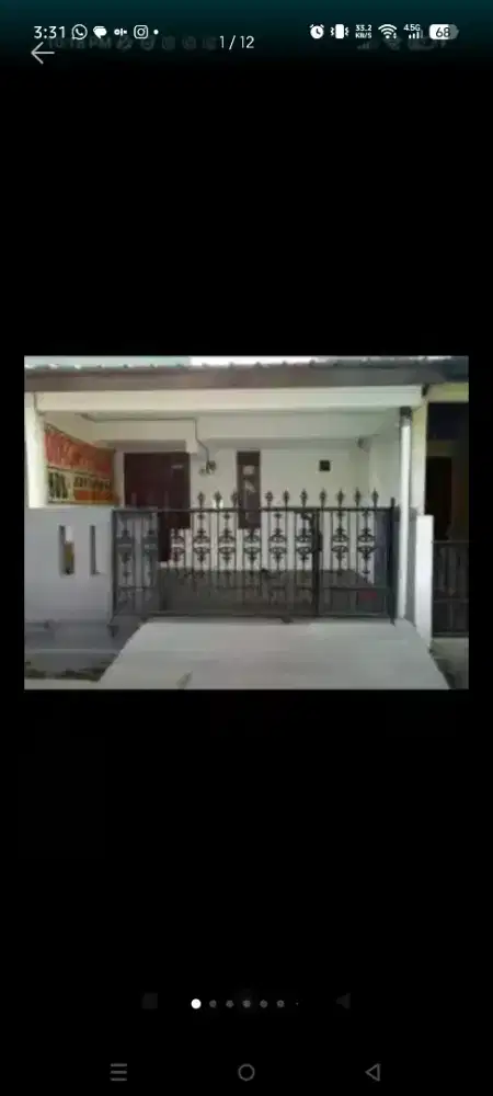 Disewakan rumah petak jatiasih lokasi strategis