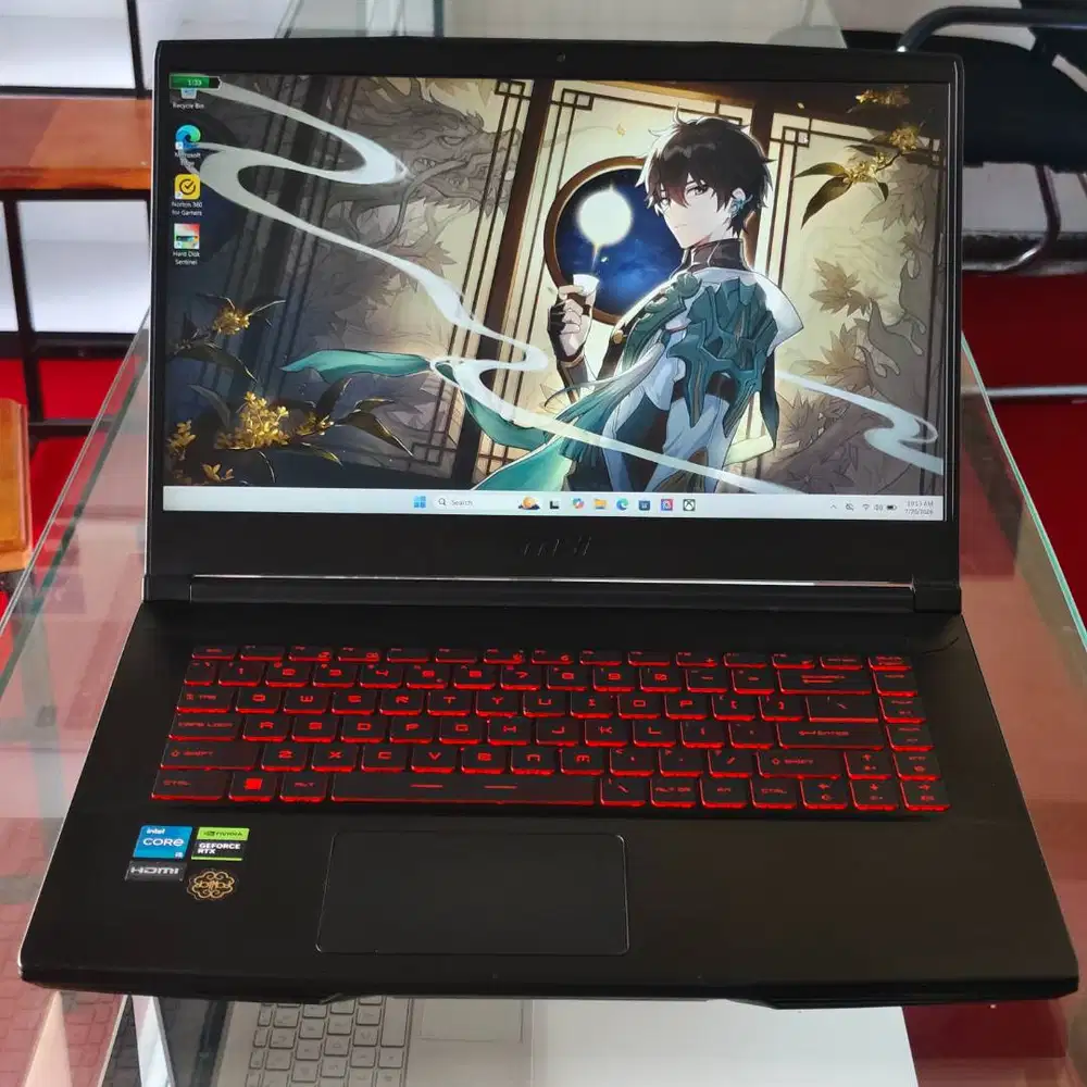 MSI GF63 Thin 12UCX intel Core i5 Gen 12 Ram 8 GB SSD 512 GB Nvidia