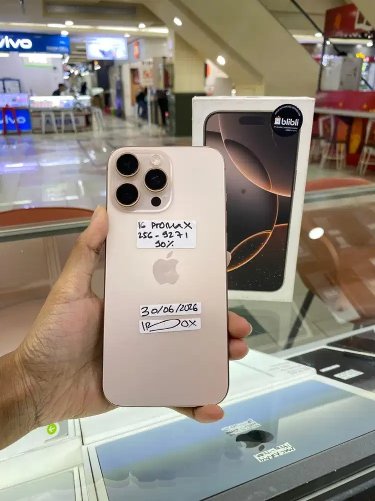 Iphone 16 promax 256 dessert garansi ibox