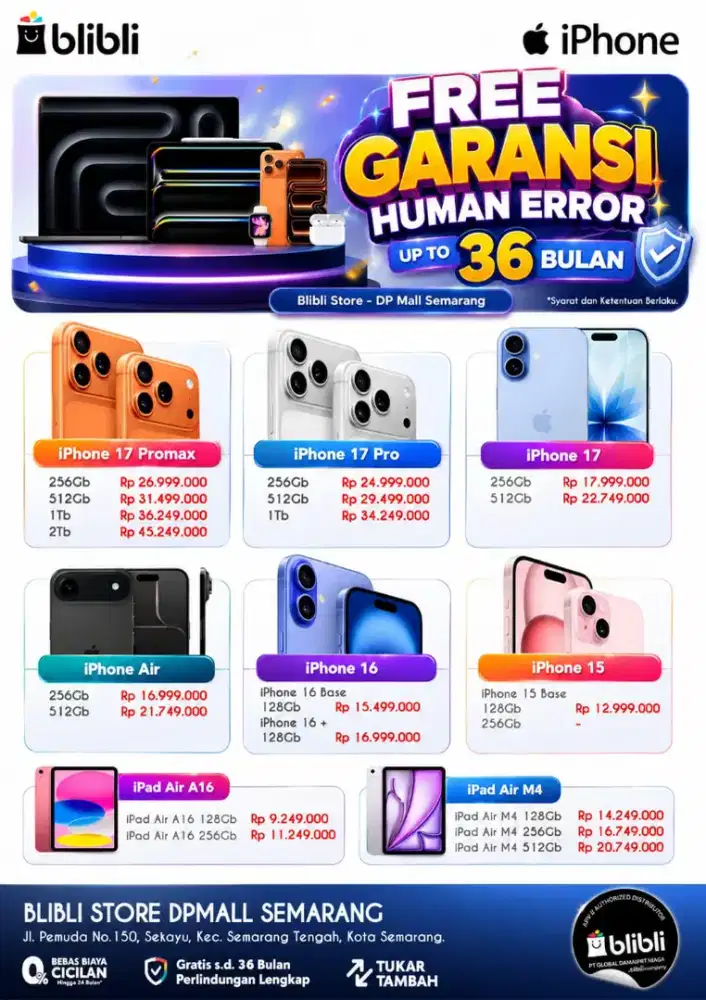 Kredit Iphone 17 Promax Tanpa Survey Tanpa Kartu Kredit