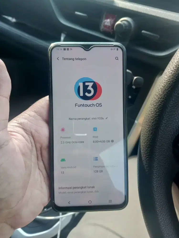 Vivo y33s 8+4/128 siap pakai