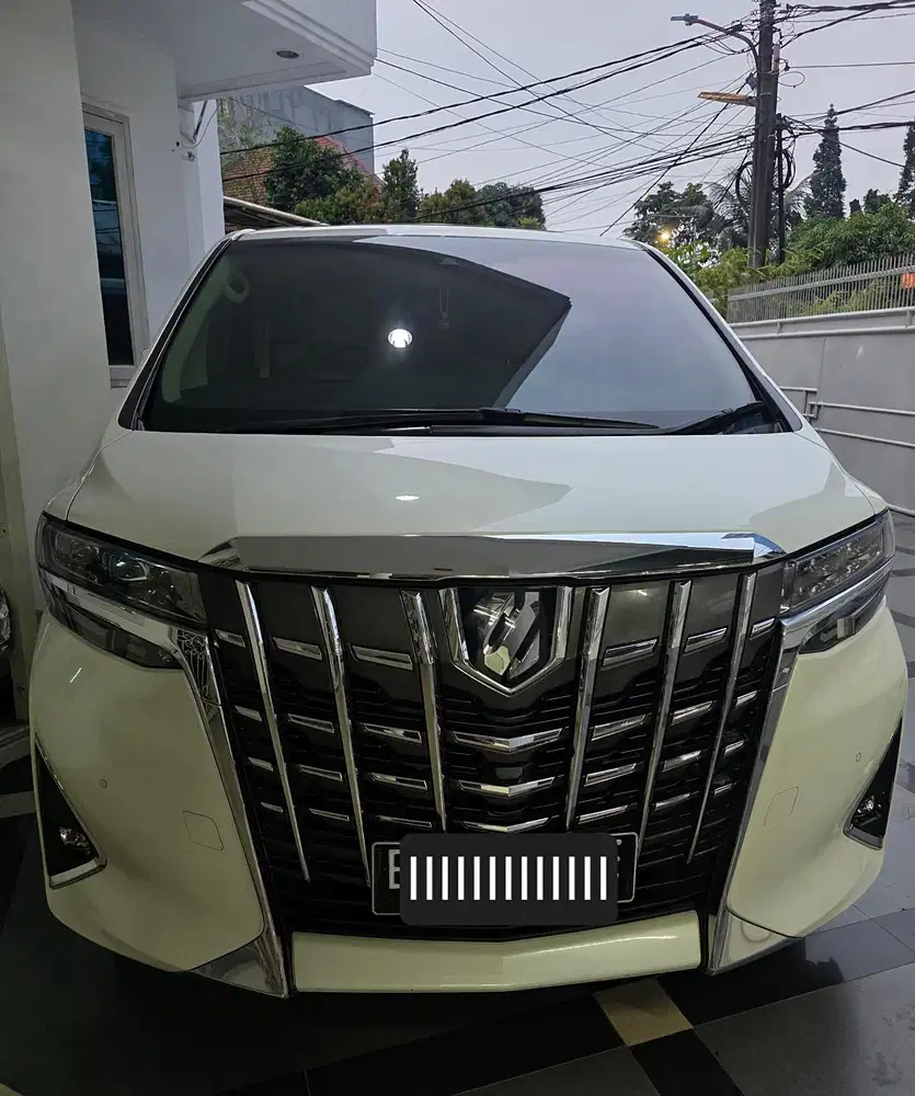 Alphard G Atpm 2023 nik22 Putih Mutiara km 59rb an asli record