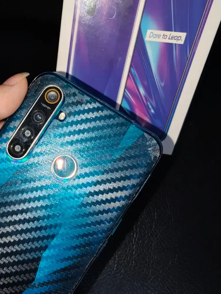 OPPO Realme 5 Pro 8Gb 128Gb lengkap charger n kotak ori