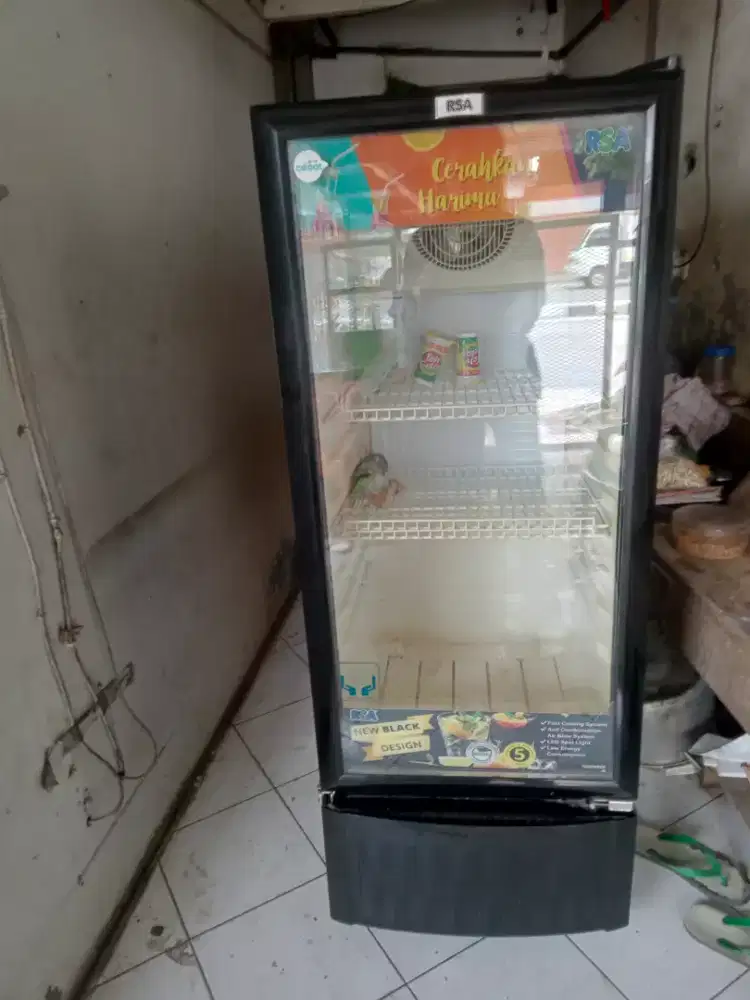 Show case ( lemari pendingin ) 1pintu